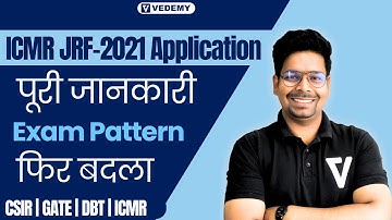 ICMR JRF 2021-Application  | पूरी जानकारी  | Exam Pattern फिर बदला | 1st July 2021 | Virendra Singh