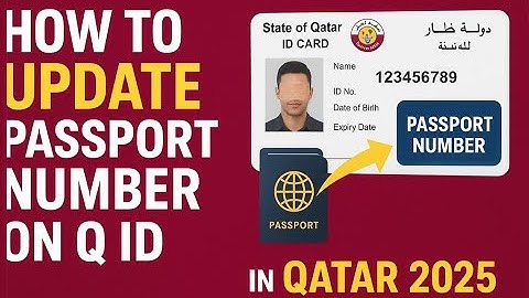 HOW TO UPDATE PASSPORT NUMBER ON QID IN QATAR 2025 কাতার আইডিতে পাসর্পোট নাম্বার আপডেট করুন