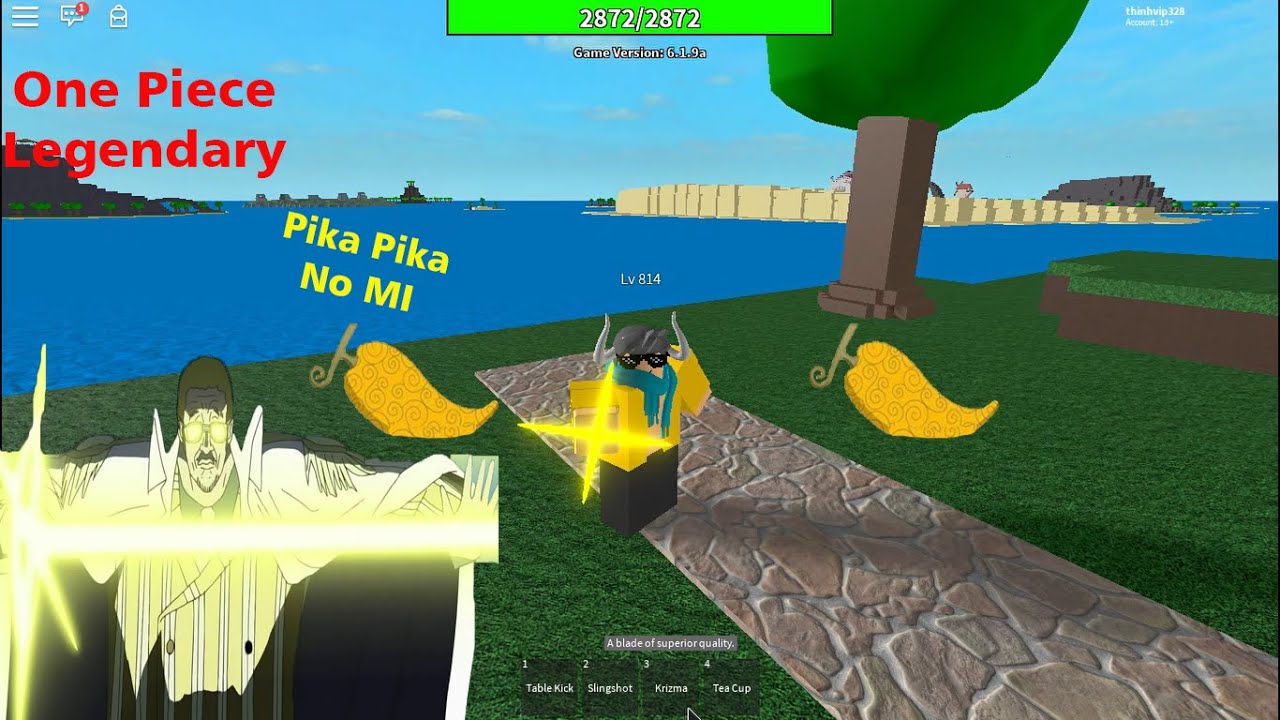 New Update 9.1a, Showcase Light Light Devil Fruit. One Piece Legendary