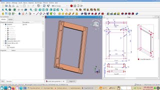 FreeCAD 0.20 débutants : Un cadre en bois pour les menuisiers (amateurs)