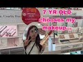 7 YR OLD buys my makeup products