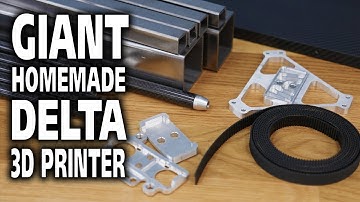 Giant Delta 3D Printer BuildVlog #2 Back To Basics