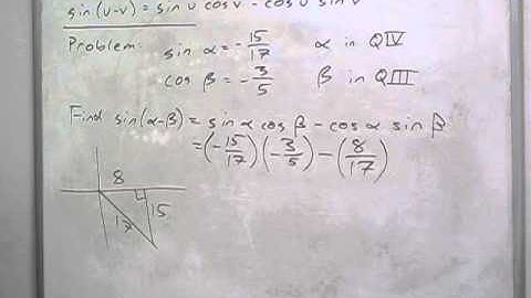 Trigonometry - Angle Sum and Difference Formulas (5)