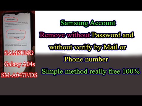 How To Remove Samsung Account Without Email Verification 2024| Without Pc by Mail or Phone number