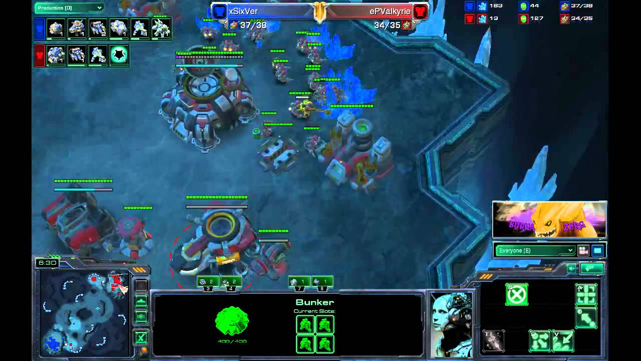 SC2 - Gamecom Open - xSixVer vs ePValkyrie ro8 G1 P1