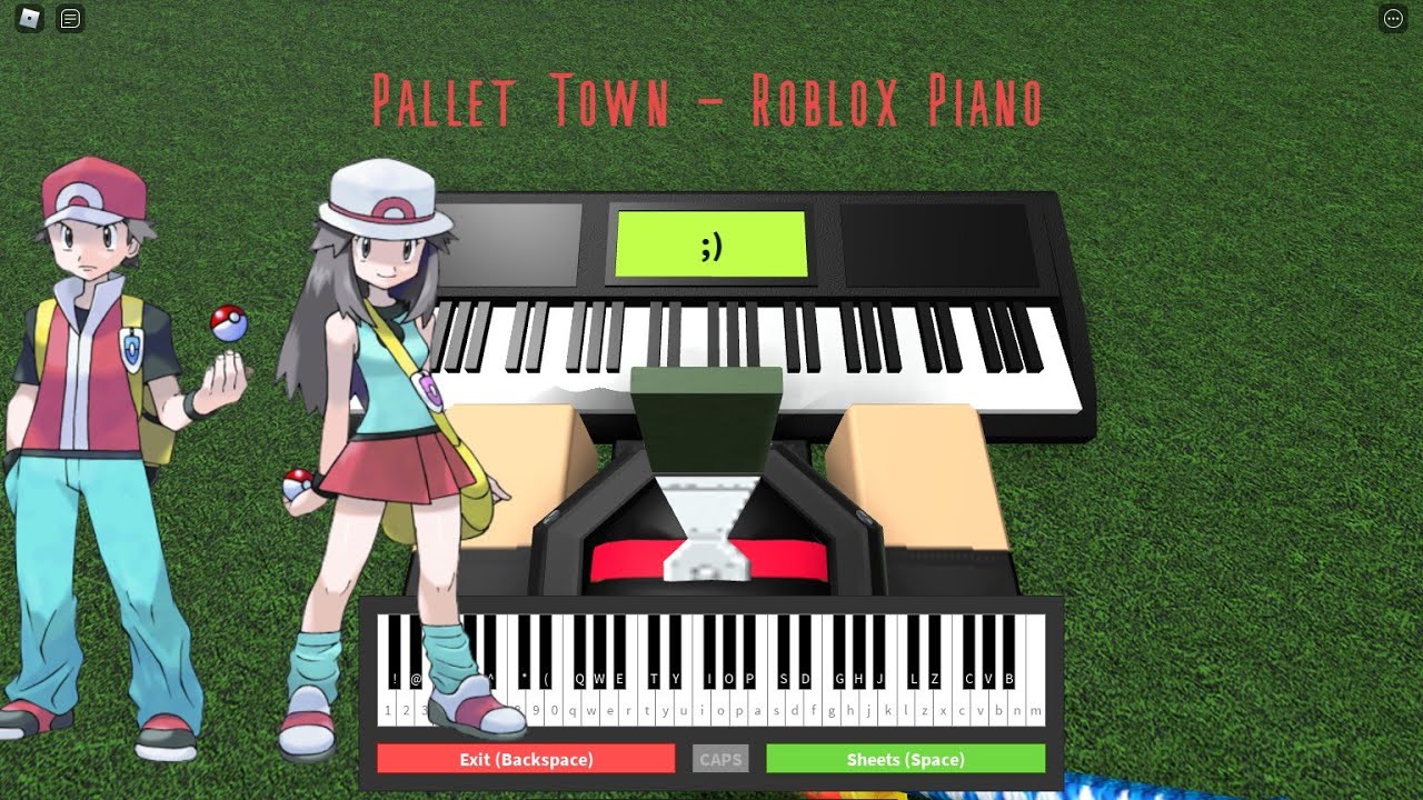 Roblox Piano Pallet Town Youtube - green hill zone roblox piano sheet