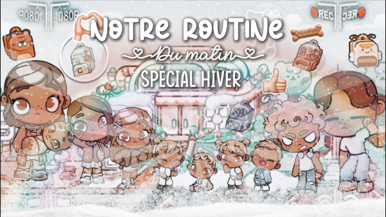 Notre routine du matin *Hiver*🫶🏻🤍❄️🐚||Avatar World||🌺💫🌦️🥥🫐