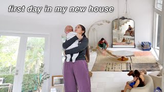 Moving Vlog My First Day In Our Dream House