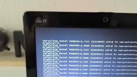 Hacking a eee pc