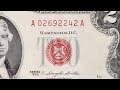 Why some $2 bills have a red seal & serial number