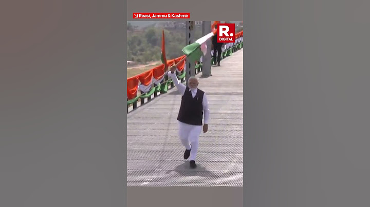 PM Modi inaugurates Chenab Bridge