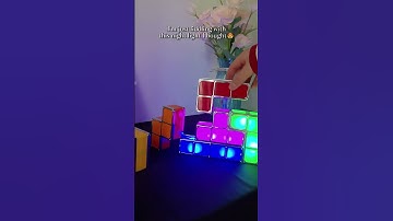 LED Light for Tetris Fans - Retro Glow #tetris #nightlight #nostalgia #fok