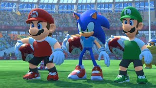 Mario & Sonic at Tokyo 2020 Olympic Games - Rugby Sevens Mario, Peach, Sonic, Amy