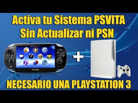 Activar PSvita sin Actualizar ni PSN   NECESARIO UNA PS3