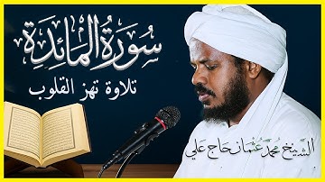 خشوع يلامس القلب | سورة المائدة بصوت الشيخ محمد عثمان حاج علي