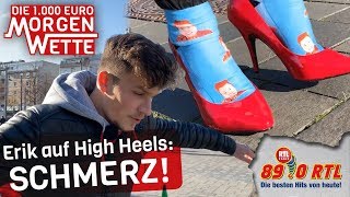 Die High Heels-Wette mit Erik bei der 1.000 Euro Morgenwette auf 89.0 RTL