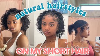 Trying different curly hairstyles everyday for a week ! | pinterest inspired 2022