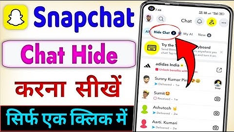 How To Hide Snapchat Messages | How To Hide Snapchat Chat 2026 | Hide Chat in Snapchat Messages