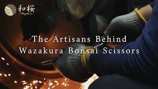 The Artisans behind Wazakura's Yasugi Steel Bonsai Scissors || Wazakura Japan