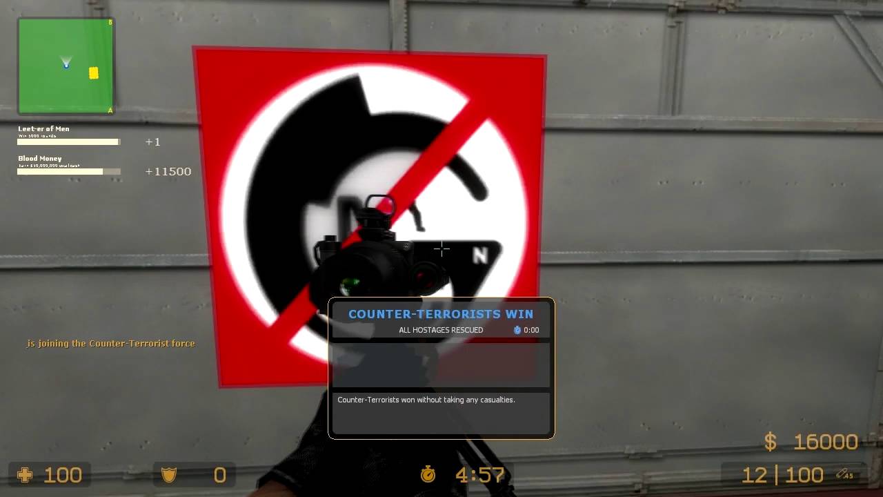Counter-Strike: Source - Blood Money / Leet-er of Men Achievement Map hydraulic press