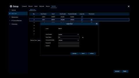 How to add a user to the Pro-vue video recorders