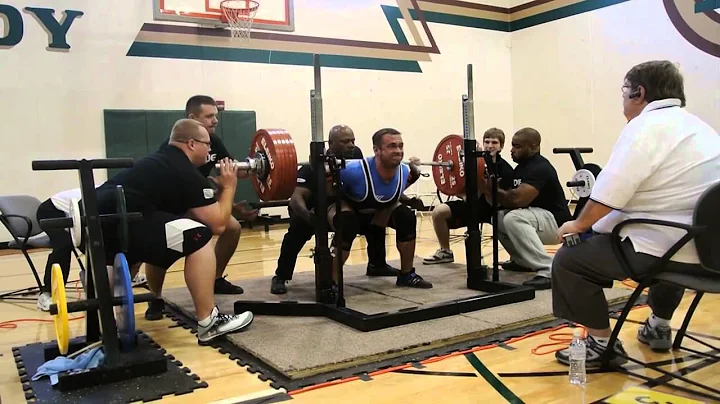 Kris Hunt New American Squat Record 622lbs