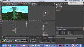 Cinema 4D Robot Arm Moving