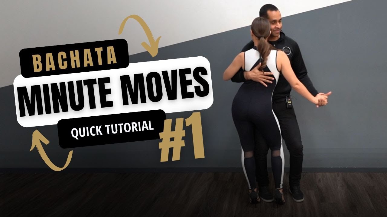 Bachata Minute Moves - Bachata Basic Step With Partner - Demetrio & Nicole - Bachata Dance Academy