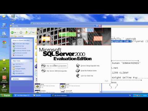 SQL 2000 Kurulum Video Anlatım (1299 Private Server Kurulum)
