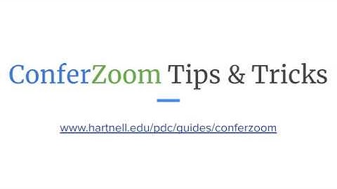 ConferZoom Tips and Tricks: Download Video, Upload to YouTube, Post on Canvas