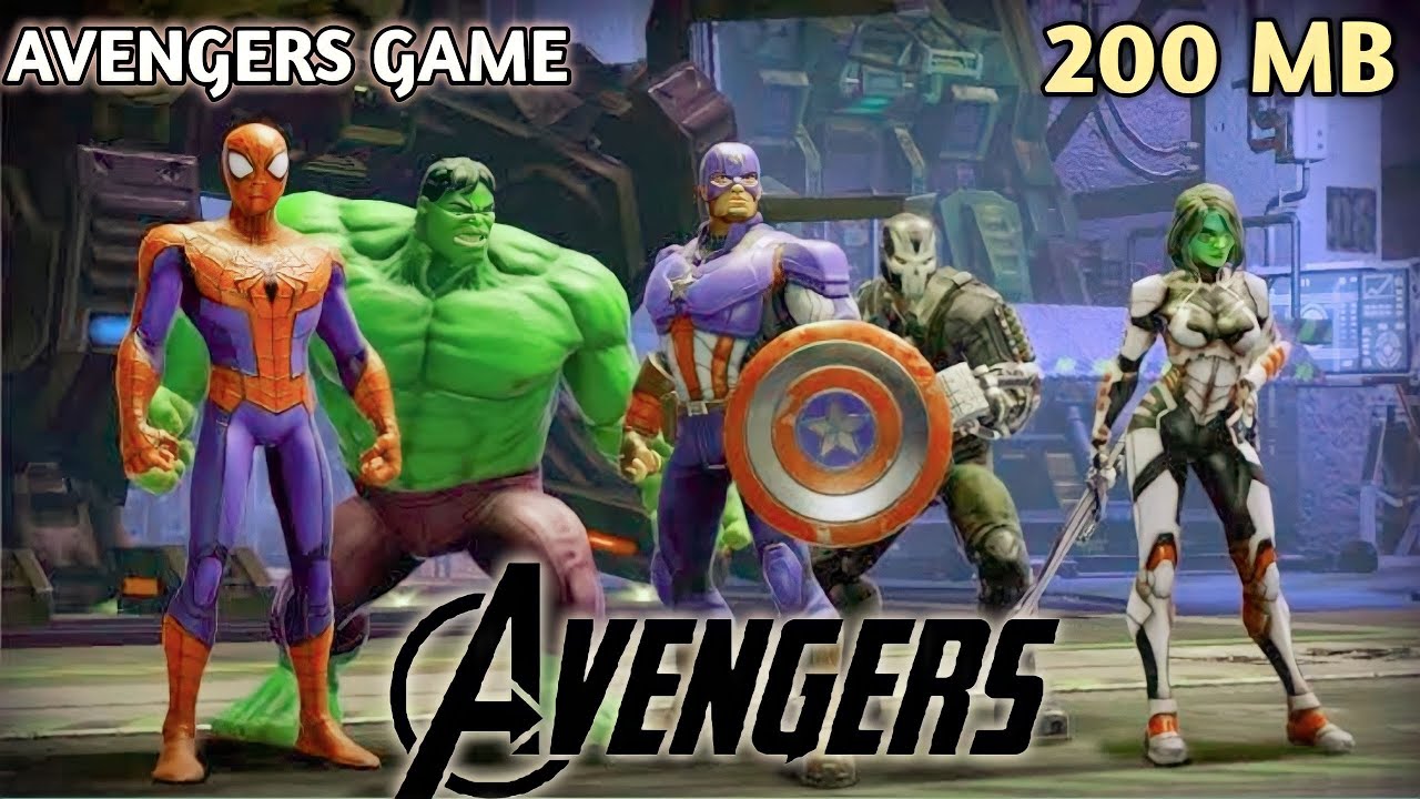 BEST AVENGERS GAME 2022 UNDER 200 MB SPIDERMAN GAME FOR