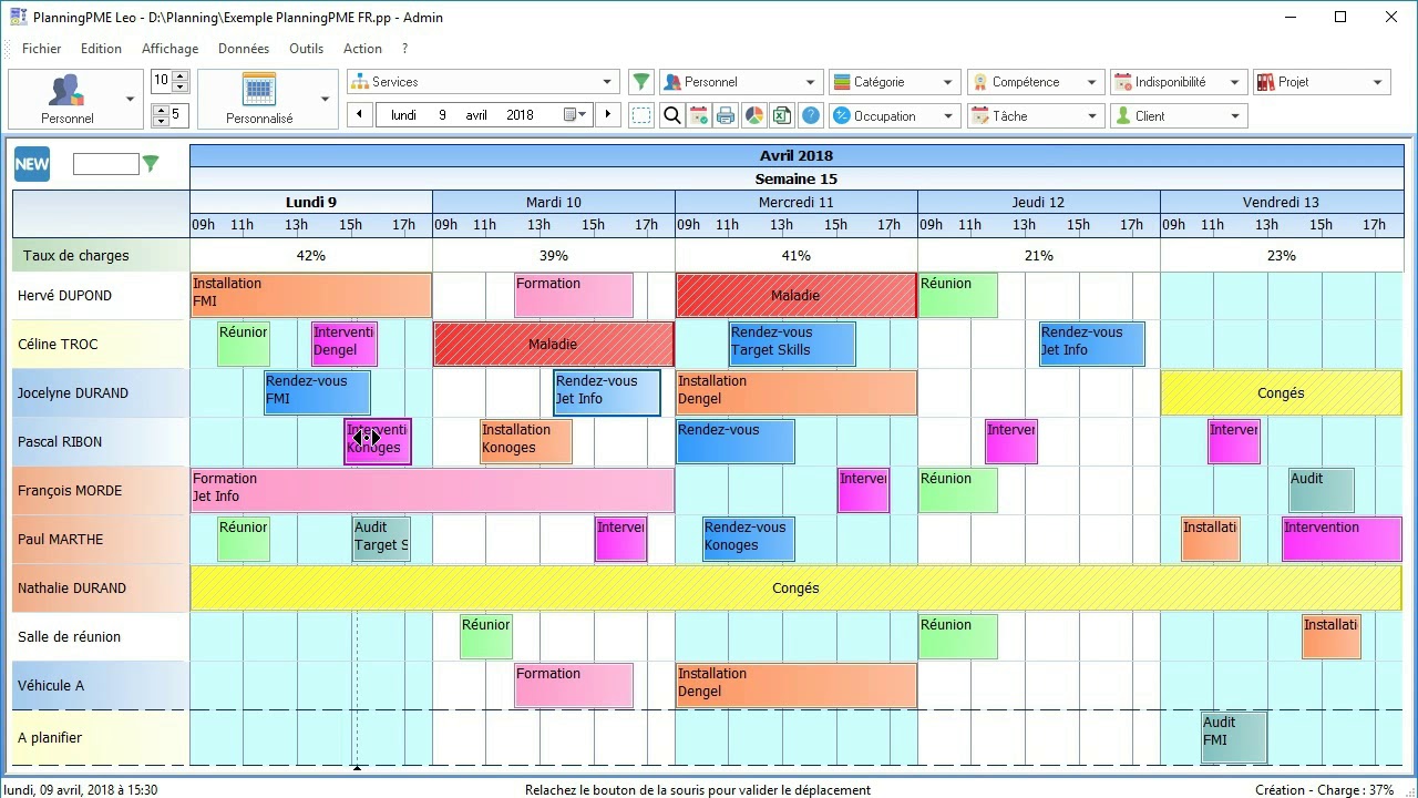 3 logiciels de planning du personnel gratuits en français