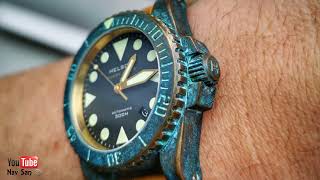 HEITIS bronze okeanos patina or dirty