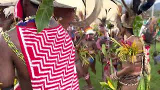 Tribal dance in Goroka Papua New Guinea December 13,2022. You don’t always just drop in for this