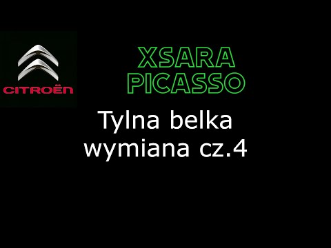 Citroen Xsara Picasso 2.0 hdi wymiana tylnej belki cz. 4 ostatnia