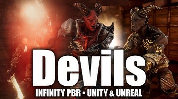 Devils Character Pack for Unity & Unreal | Infinity PBR