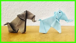 Cómo hacer un elefante ? de papel - Origami