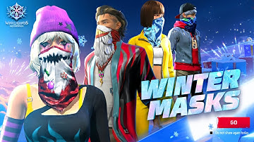 How Many Diamonds To Get Winter Mask 🎭 Event | Free Fire New Event Winter ❄️ Mask In Pakistan Server
