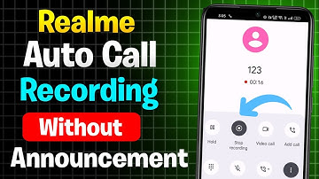 Realme Auto Call Recording Without Announcement 2024 | Realme Auto Call Recording Setting 2024