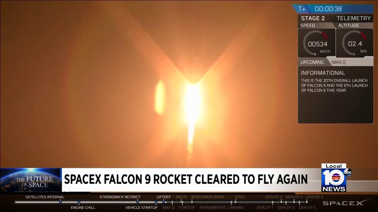 Feds allow rocket to get back to work after explosion - YouTube