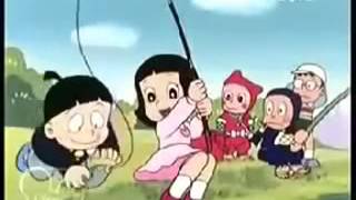 Ninja Hatori dubbing Indonesia Memancing ikan di kolam tua