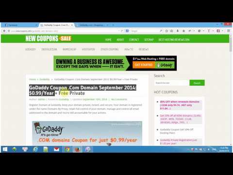 How to use GoDaddy Coupon & Promo Codes – Updated 2017