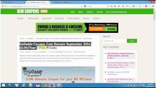 how to use godaddy coupon & promo codes - updated 2019