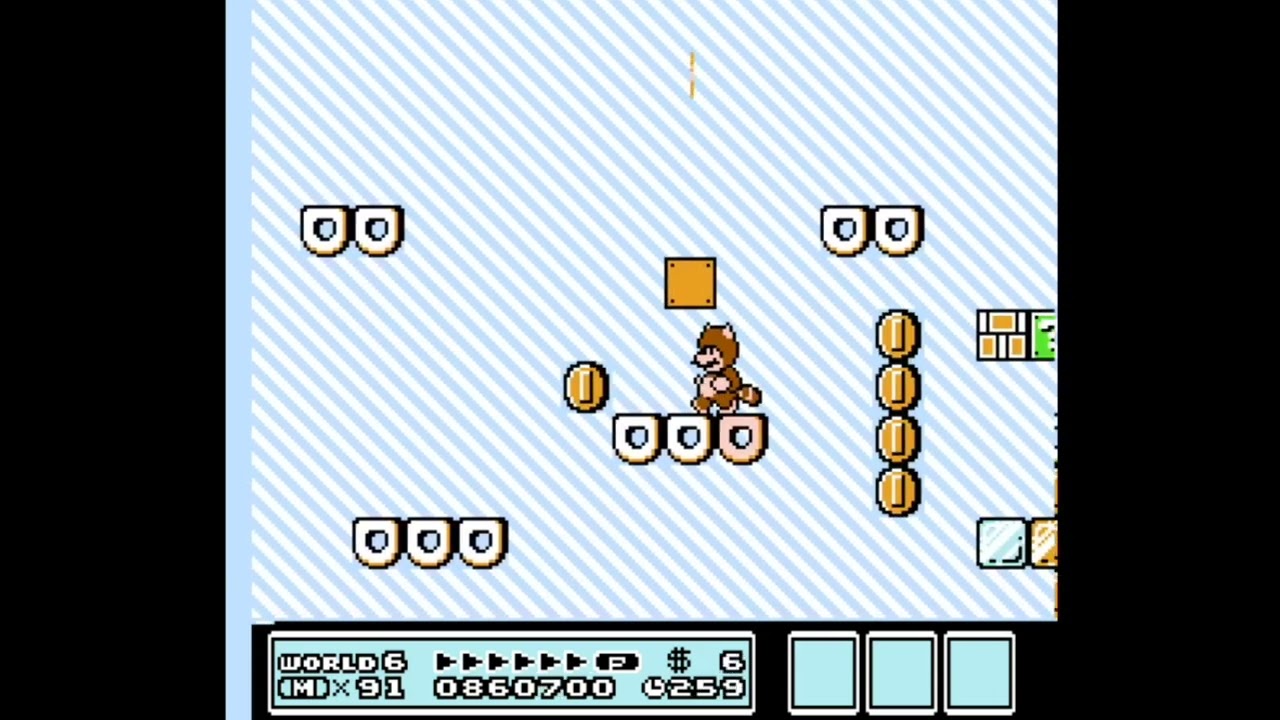 クリア#83-個58本目】FC【SUPER MARIO BROS 3】WORLD 6-7 スーパー