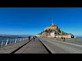 Matin dhiver au mt st michel