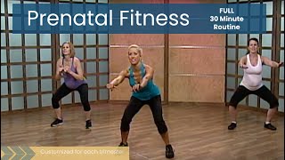 Prenatal Fitness Workout - Full Body Video Routine Customized for Each Semester #Prenatal #pregnancy screenshot 1