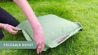Slumberdown Unwind Outside 2-In-1 Waterproof Cocoon Set