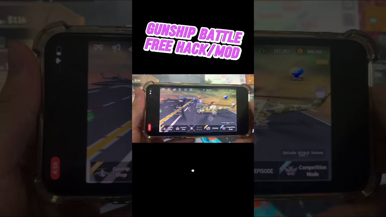 Gunship Battle Hack Mod Infinite Gold & Diamonds