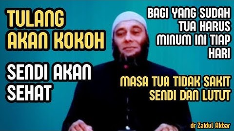 Hanya minum ini masa tua lutut tidak sakit lagi,tulang akan kuat jantung bisa sehat -dr Zaidul Akbar