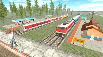 Franklin Build New Train Station in Indian Bike Driving 3D